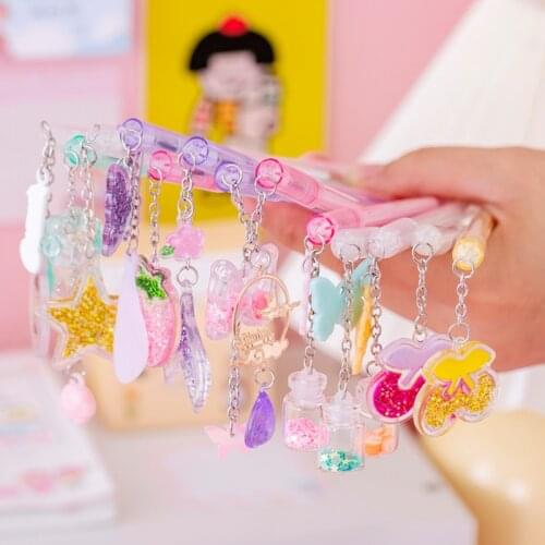 Korean Cute Pendant Neutral Pen 36 PCS PER SET Wholesale Cute Pendant Pen Cartoon Primary School Students Cute Stationery