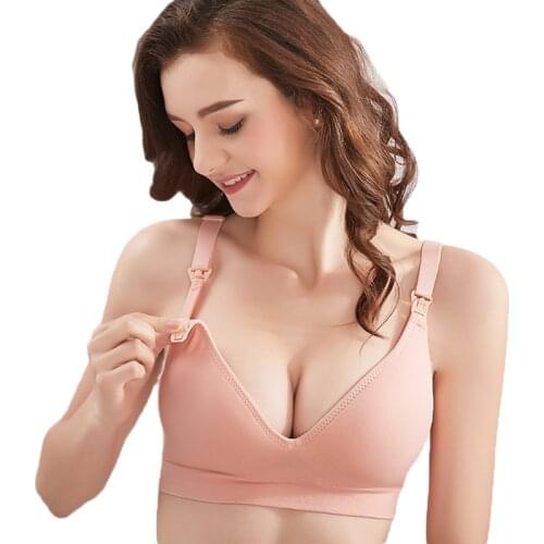 New Plus size breastfeeding bras for pregnant women maternity bra feeding bra soft nursing bra Maternal underwear T0216