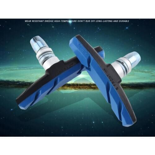 A Pair Mountain Road Bike Brake pads Bicycle Braking V-Brake Holder Shoes Rubber Blocks Durable Cycling Accessories