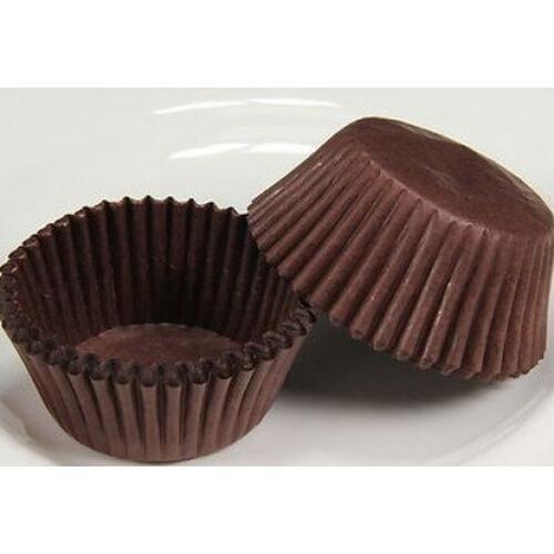 Choclate Baking Liners Open size 4cm bread cups Brown Paper Cupcake Muffin
