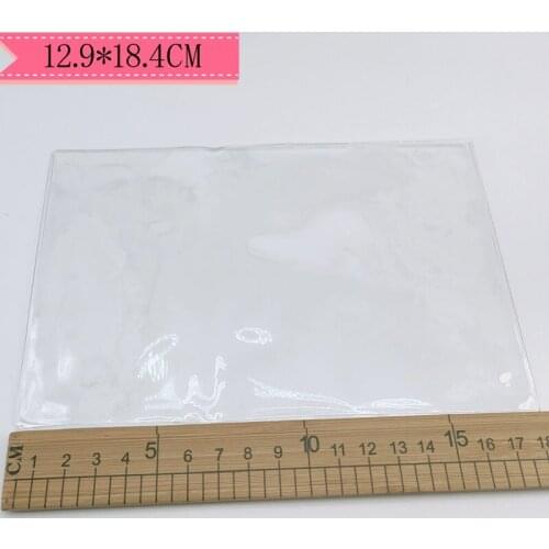 10pcs/lot 12.9*18.4cm PVC Transparent sealed big shaker sleeve pouch DIY bow Polymer Sequins Accessories Decoration