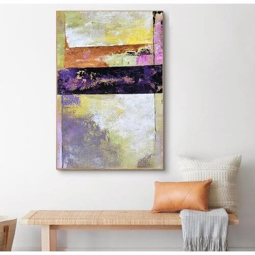 Hand painted original art abstractas laminas decorativas pared cuadros canvas Vintage painting wall painting living room decor