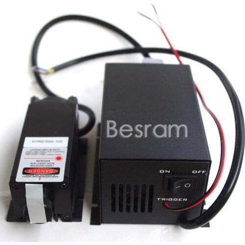 Stage Lighting 2W 532nm Green DPSS Laser Lazer Module Analog Lab USE