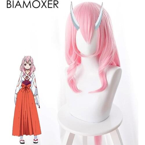 Shuna Pink Cosplay Wigs Anime That Time I Got Reincarnated as a Slime Wig Hair Only Tensei shitara Slime Datta Ken Cosplay