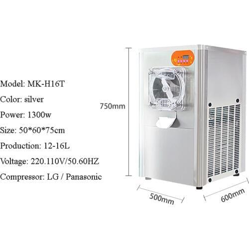 2019Discount!! Italian gelato table top hard ice cream machine Fruit Ice Cream Maker