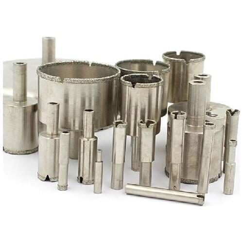 12PCS/Lot 4mm to 15mm Diamond Coated Core Drill Drills Bit Tile Hole Saw Accessories Opener Bits Free Shipping