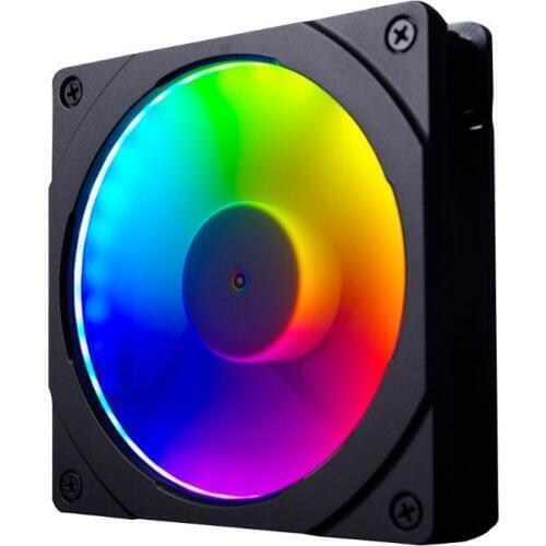 120mm/140mm RGB Colorful LED Rainbow Color Fan Halos Aperture for 12/14cm Fan Synchronous Motherboard Light Control C26