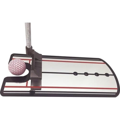 Alignment Training Aid Swing Trainer Golf Practic Putter Mirror