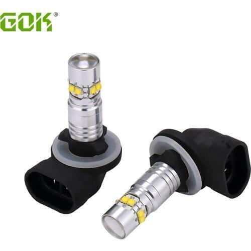 10pcs Car Led 50W H1 h3 880 881 50w CREE Chips LED Fog Light Car Driving led fog Lamp 360 Degree External Light 12v