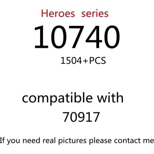 1504PCS 10740 Building Block Toy Creative Series 70917 Assembled Building Block Childrens Toy Gifts