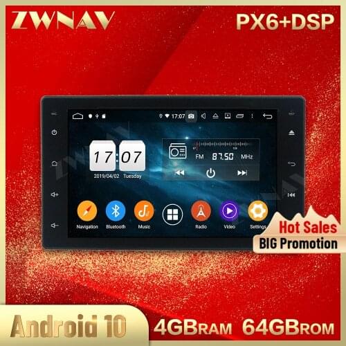 2 din Android 10.0 screen Car Multimedia player For Toyota HILUX 2016 2017 2018 car video android GPS navi head unit auto stereo