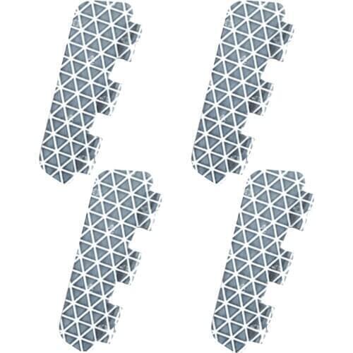 4PC Bicycle Luminous Plate Night Reflector Bicycle Taillight Safety Spoke Reflector Reflective Mount Clip Warning bike reflector