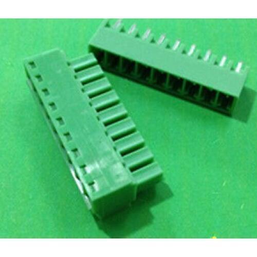 5PCS 3.81mm Pitch Right Angle 9 pin 9 way Screw Terminal Block Plug connector