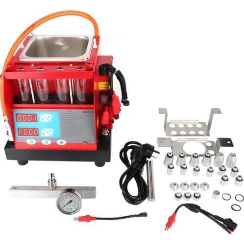 Automotive fuel injector cleaner tester MST-30 built-in 4 Cylinde use for Clearing Engine Compartment and Gasoline Car 110v/220v