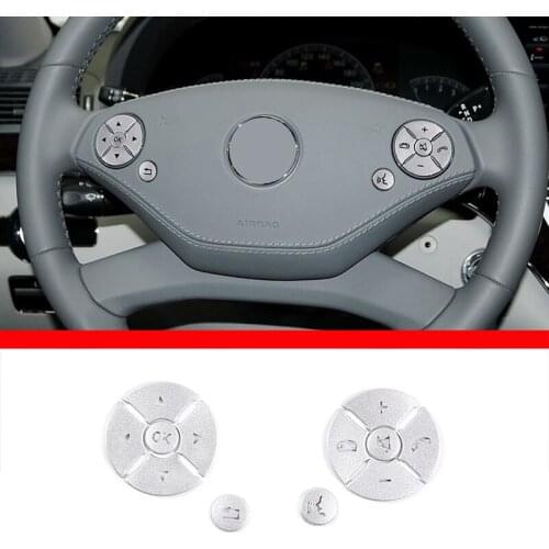 Steering wheel button decoration patch w204 interior modification accessories,For old Mercedes-Benz C-Class E-Class S-Class GLK
