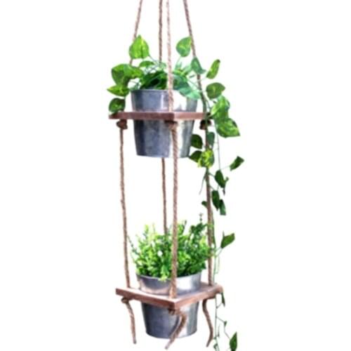 Wood Floating Shelf Hanging Shelf Creative Flower Planting Hanging Shelf Floating Shelves Home Decor Wall Hanging Decor