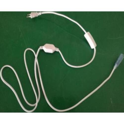 Mix 110v 220v light strip cable EU/US plug+switch+controller+13.5mm connector