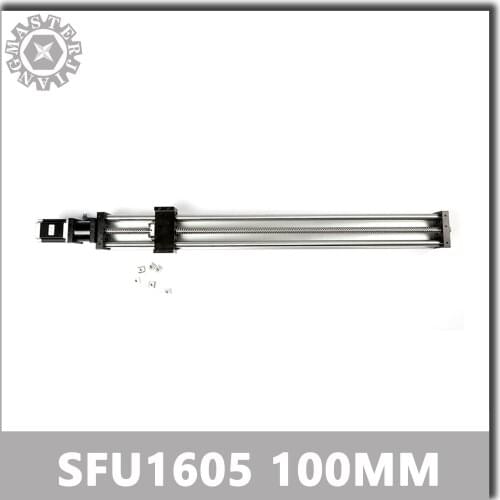 SFU1605-100mm Linear Guide Rails Linear Actuator System Module Table 100mm Travel Length Cnc Guide Ballscrew Sliding