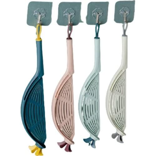 Multi-function Cooking Rice Scoop Rice Sieve Household Cleaning Drainer Rice Brush Rice Stick Practical Wash Drain Directly Tool