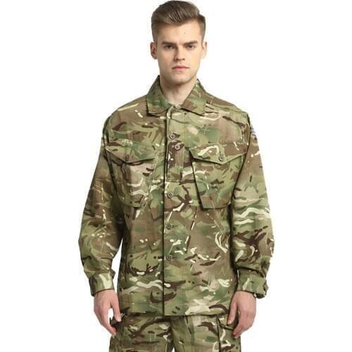 British Military Combat Uniform Coat Outdoor Climbing Hunting Camouflage Special Forces Tops Mens Army Fans Training Jacket