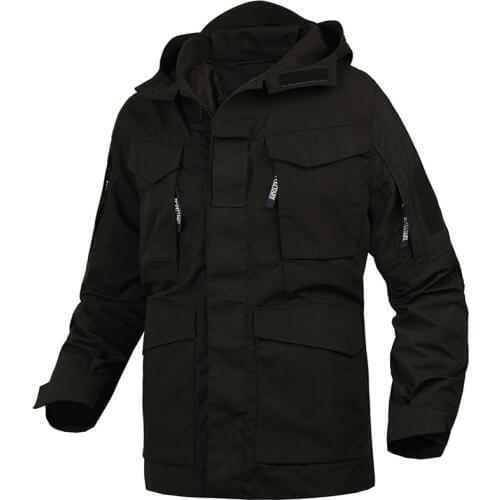 M65 UK US Army Tactical Jacket Casual Windbreaker Men Winter Autumn Waterproof Flight Pilot Coat Hoodie Military Field Jacket