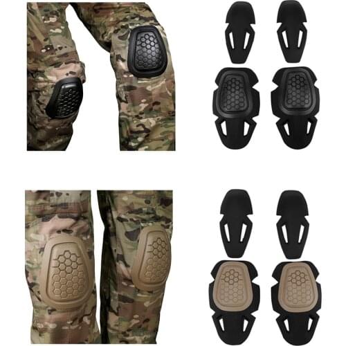 Tactical Knee and Elbow Pads Protective Gear Set G4 Combat Uniform Milirary Training CS Game Sport Equipment