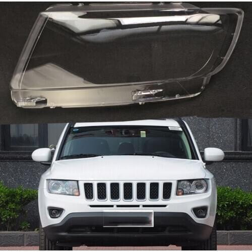 For Jeep lens lampshade Headlight cover Lens glass lamp protection headlight plastic for JEEP Compass 2011-2015