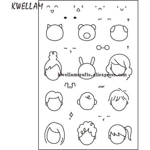 Expression Scrapbook DIY photo cards rubber stamp clear stamp transparent stamp 10x15cm KW7100903