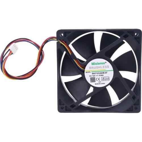 6500 RPM 12025 12V cooling Fan for AntMiner D3 L3+ S9 T9 S15 T15 S17 T17 Misieren SHLF1212GHE-07