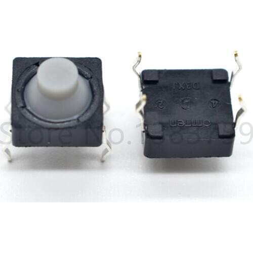 10pcs Conductive silicone no sound touch switch 8*8*5 soft rubber micro button switch