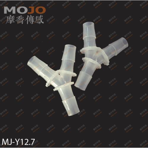 2020 (1000pcs/Lots) MJ-Y12.7 1/2" PP hose joint Three way connectors 12.7mm Y type pipe fitting