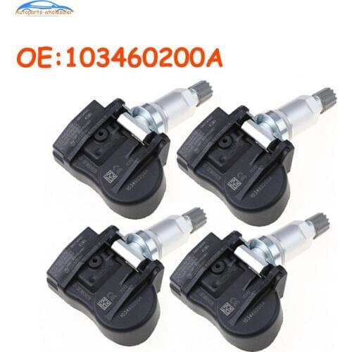 4 PCS For Tesla Model S Model X Model 3 2016-2018 10 TPMS Tire Pressure Sensor Monitor433MHZ 103460200A 1034602-00-A S180052068