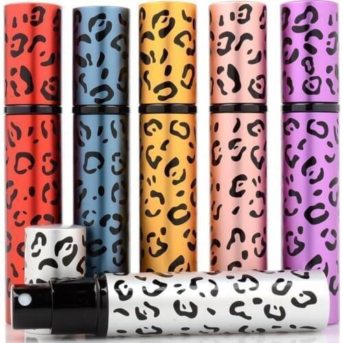 8 ML Mini Portable Aluminum Refillable Perfume Bottle With Spray, Empty Cosmetic Packaging Container