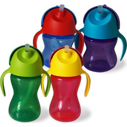 Avent My Bendy Straw Cup Dinosaur Baby Bottle 7oz/200ml 10oz/300ml 2/pack - Blue/Green 9M+/12M