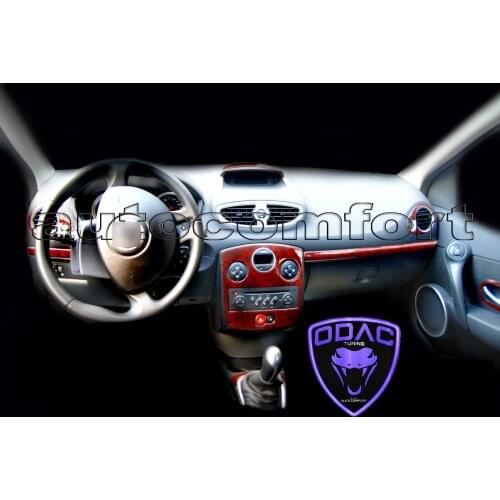 For Renault Clio 3 - Dashboard Kit, ODAC Tuning, Interior Stickers, Coating, Torpedo Cover, Vehicle Accessories, Car Accessories