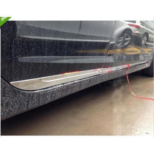 Chrome door Side Molding Trim 4pcs For 2013 2014 HONDA Sedan