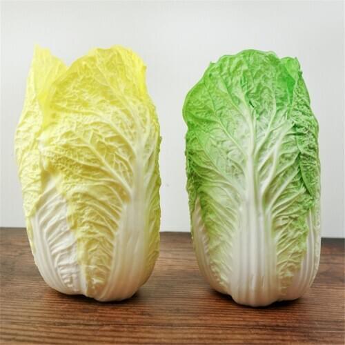 Artificial vegetables chinese leaves cabbage model hotel dining room restaurant shop store decoration pakchoi celery cabbage