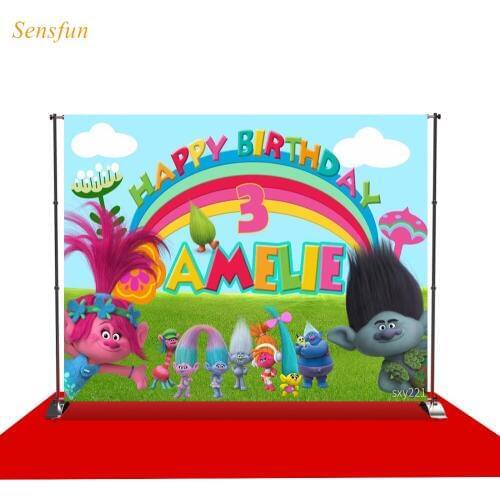LEVOO background for photo studio Elf cartoon birthday colorful photocall photobooth decor studio custom shoot prop