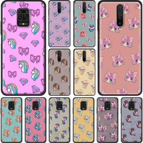 Lovely My little pony Phone Case for Xiaomi Redmi Note 9S 8 8T 9 Pro 6 7 K30 Pro 6A 7A 8A 9A 9C Silicon Black Shell Cover