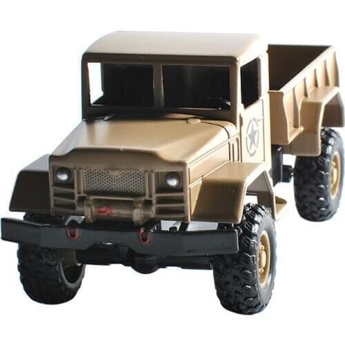 WPL MB16 1:64 Alloy RC Car Model 6 Wheel Truck Simulation Vehicle Toy for Kids