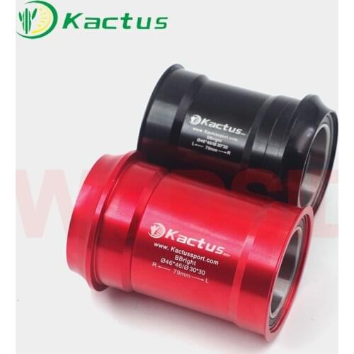 Kactus BBright Bicycle Bottom Brackets PRESSFIT Aluminum MTB Road BB 46mm 30mm 79mm Bike Parts