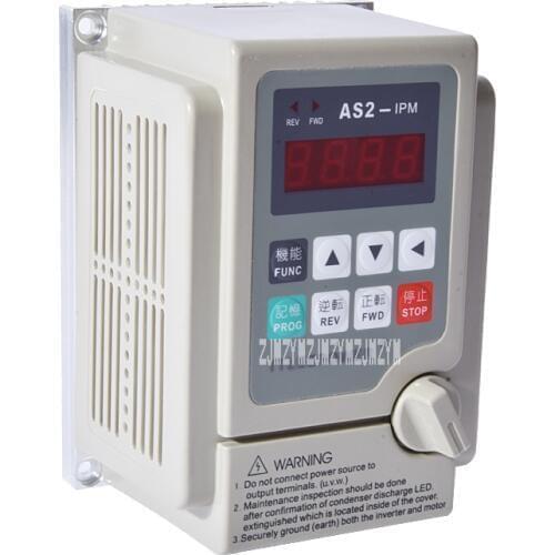 New Arrival 220v 0.75kw/750W AS2-107 or AS2-IPM Inverter Drive 380v Motor Speed Controller Used for 3-phase 220V or 380V Motor