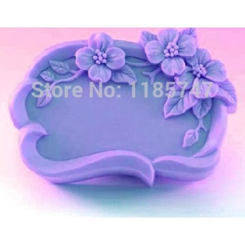 Great-Mold Contracted Flower Silicone Soap Mold Chocolate Fondant Molds DIY Soap Silicone Mold