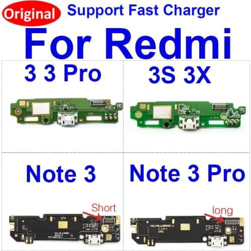 USB Jack Board For Xiaomi Redmi Note 3 3S 3X Pro Usb Charging Port Flex Cable USB Charger Dock Board Replacement Repair Parts