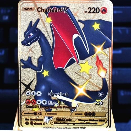 Pokemon Card Charizard DX Metal Card Morpeko Blastoise PIKACHU Za Mazenta VMAX Card Collection Game Card Toy Gifts for Children