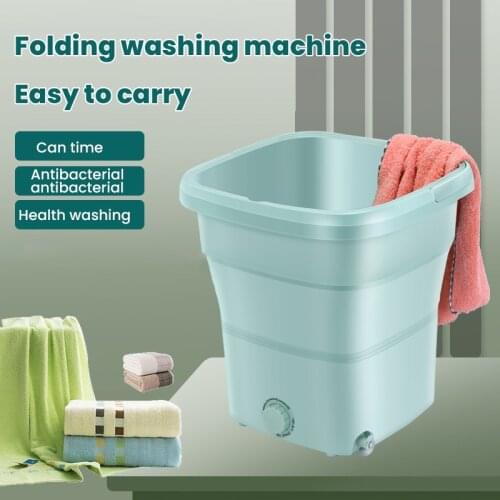 Mini Portable Washing Machine Automatic Dormitory Travel Underwear Washing Machine 3.3L Capacity Small Sterilization Instrument