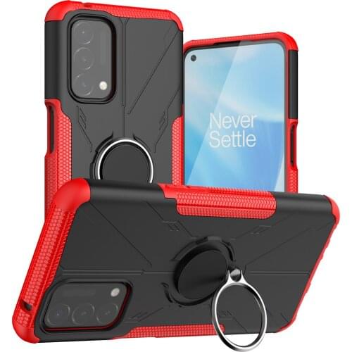 Shockproof Armor Case For OPPO A93 5G A74 5G A54 5G Magnetic Metal Ring Stand Holder Soft TPU Bumper Hard PC Protective Cover