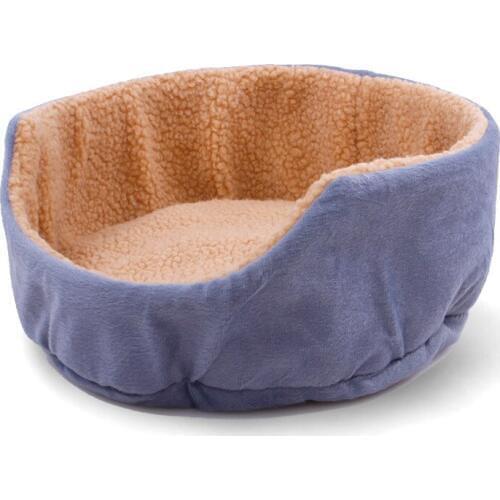 Pet supplies four seasons general lambs wool soft warm round pet dog beds sofas cat beds house