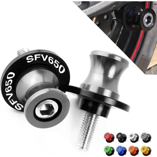 For Suzuki SFV650 GLADIUS 2009-2015 2010 2011 2012 Motorcycle Stand Screws 8mm Motorcycle Swingarm Spools Slider Stand Screws