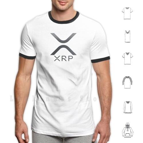 Xrp - New Logo T Shirt Big Size 100% Cotton Ripple Xrp Xrp Ripple Logo Ripple Logo Top Seller Crypto Cryptocurrency Bitcoin